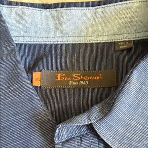 Ben Sherman Navy Pinstripe Button-Down Shirt
